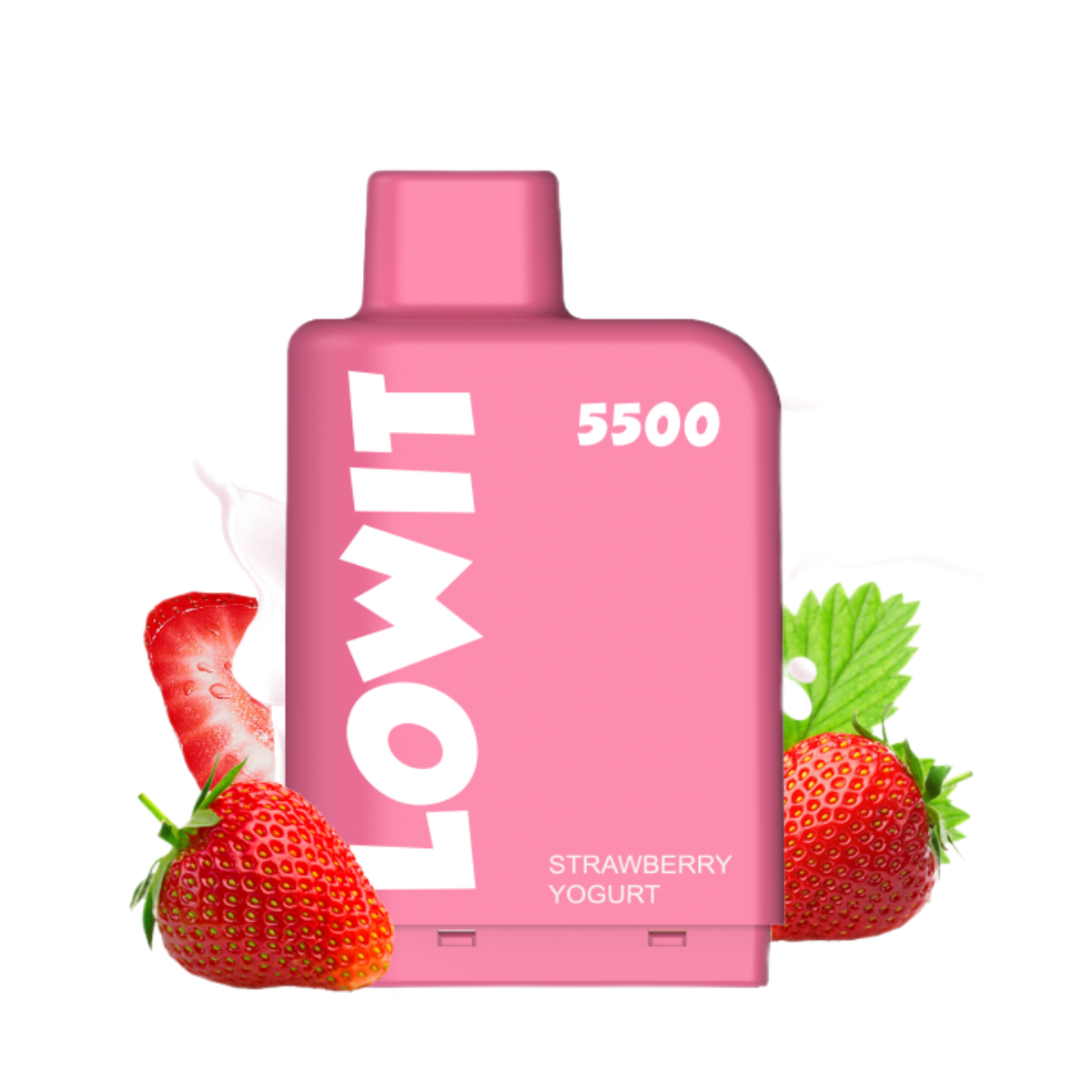 Картридж ELFBAR LOWIT 5500 Клубника йогурт 12мл 2%