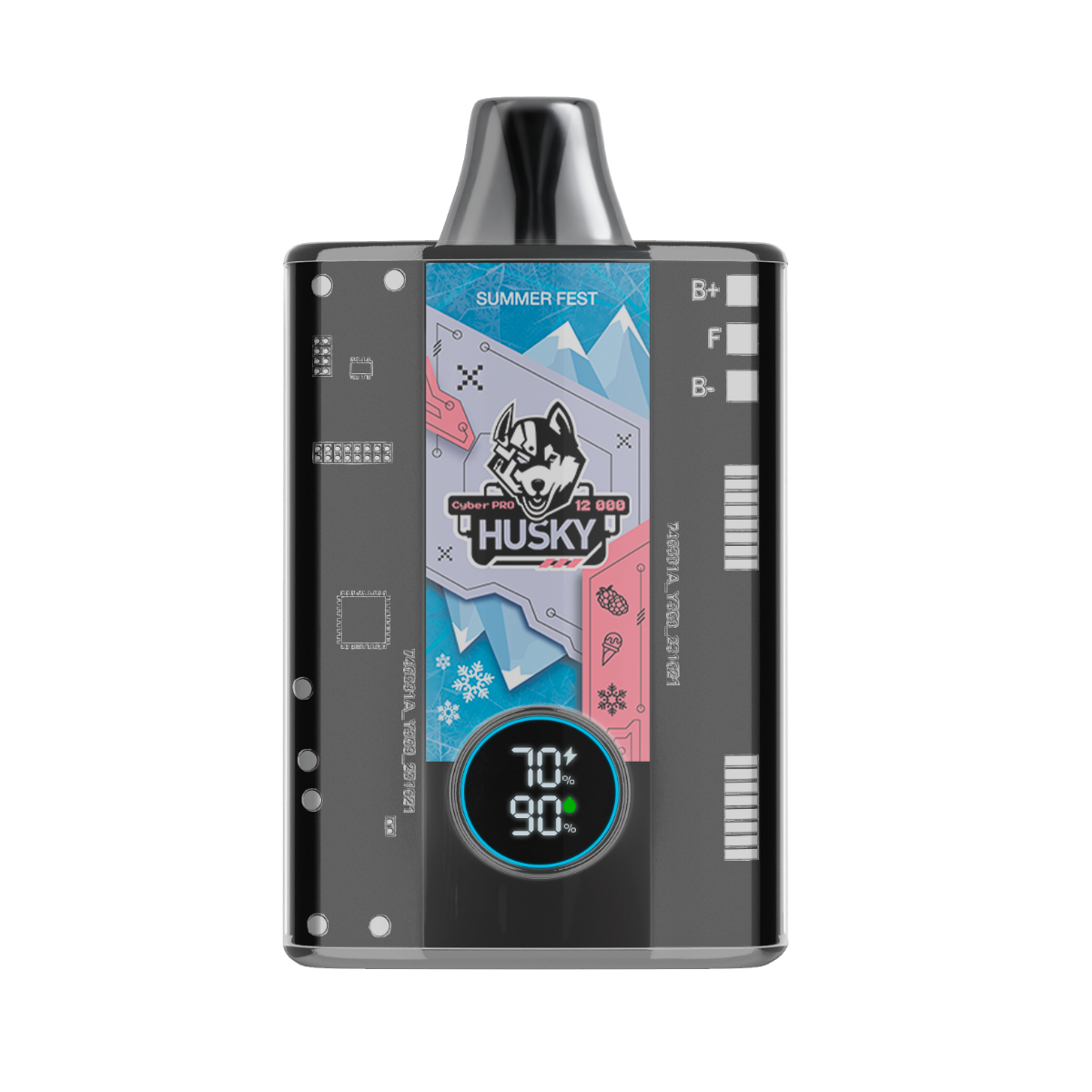 HUSKY CYBER PRO 12000 Малина мороженое лед 2%