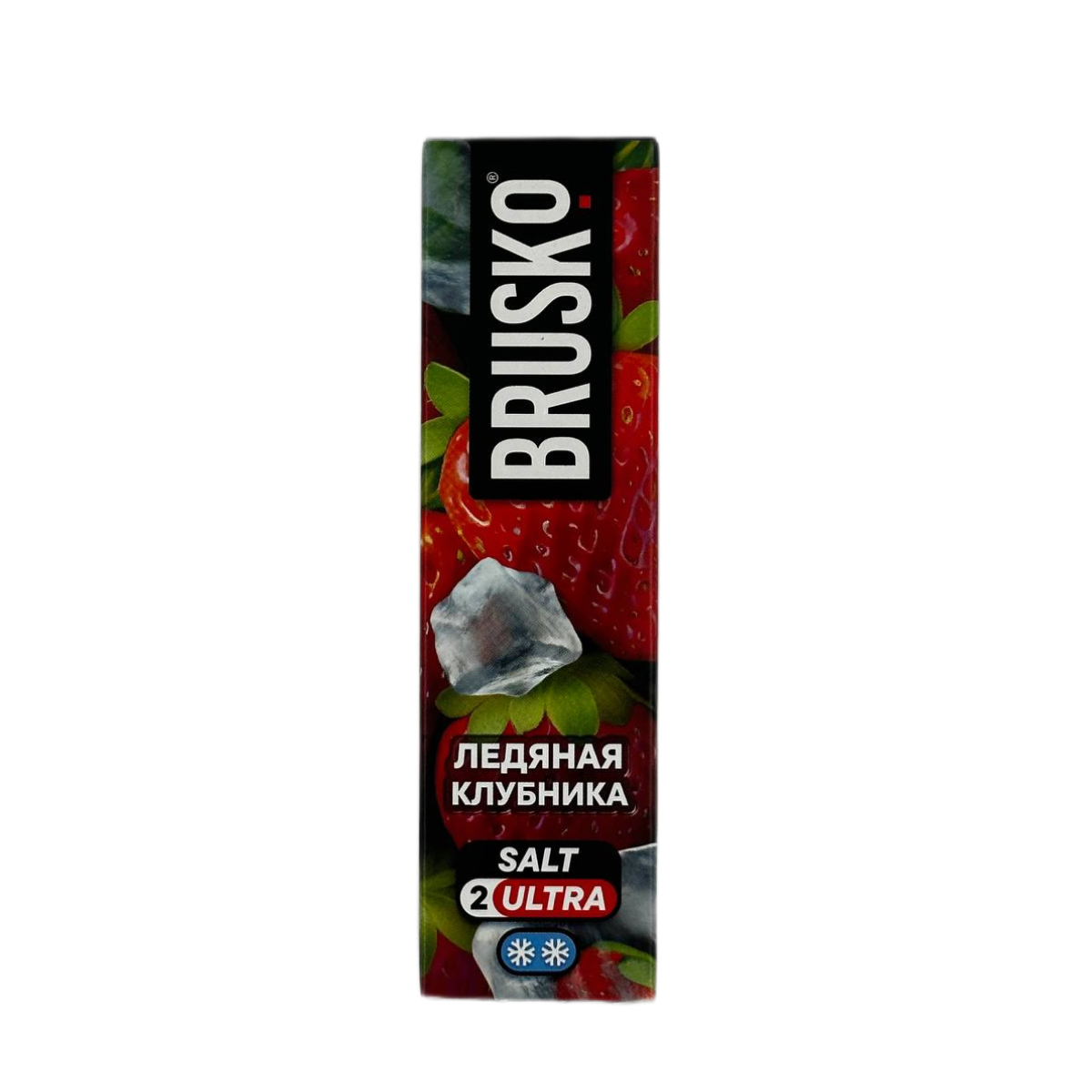 Brusko Salt (Chubby) ultra Ледяная клубника 35мл.20мг.