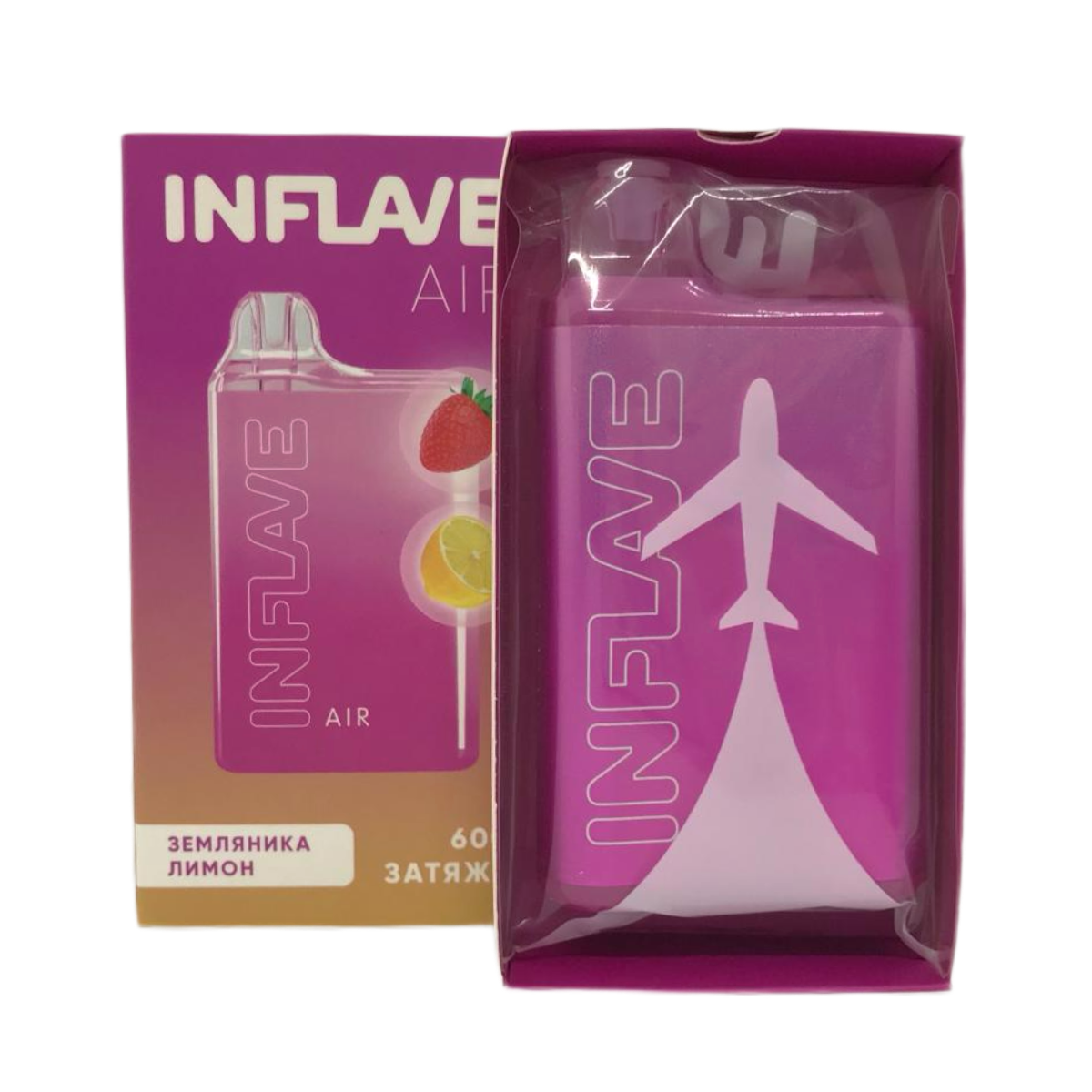 INFLAVE AIR 6000 Земляника лимон 2%