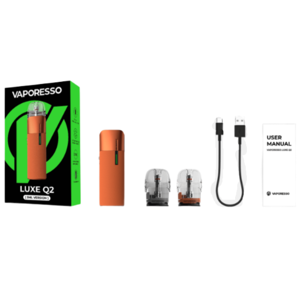 Vaporesso LUXE Q2 Pod 1000mAh Kit Orange VRR-0098D