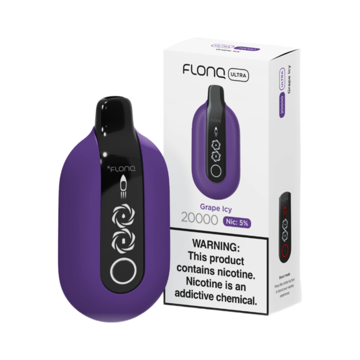 FLONQ Ultra 20000 Ледяной виноград 2%