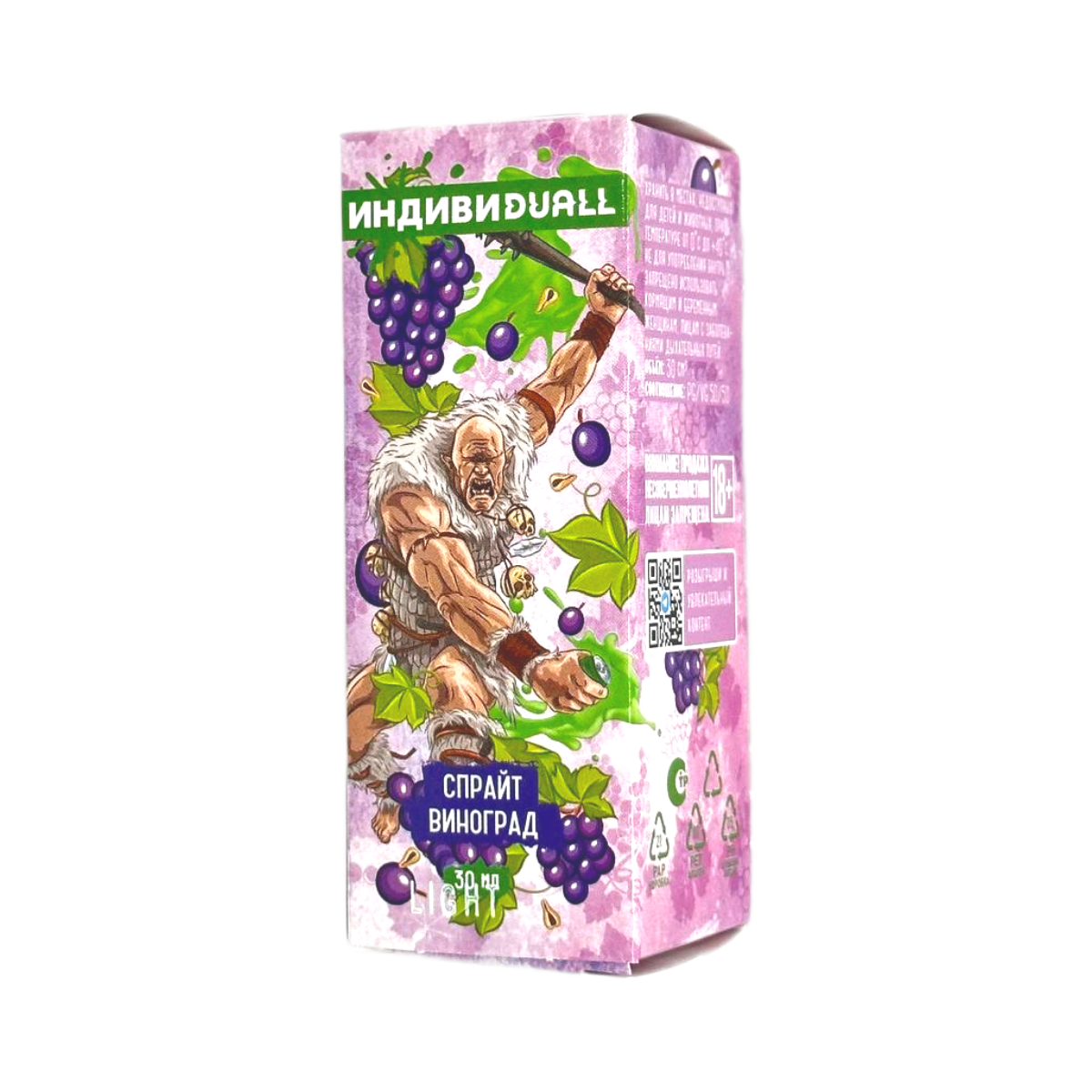 DUALL ИНДИВИДУDUALL Light Спрайт виноград 30мл.20мг.