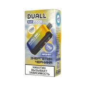 DUALL BAR 12000 Энергетик черника 2%