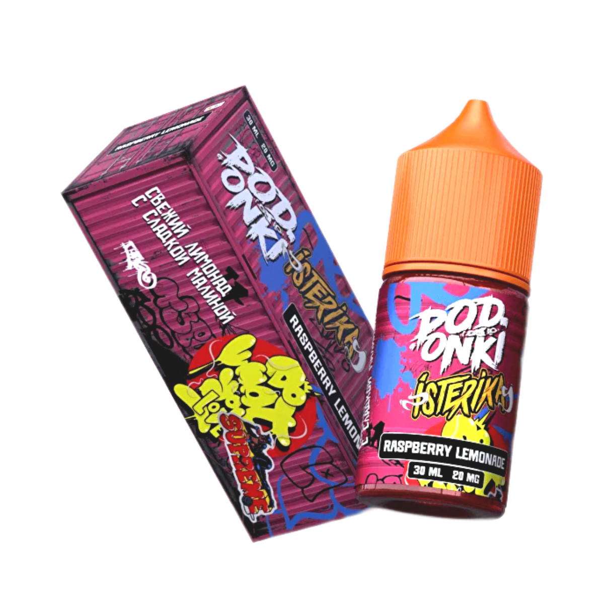 POD ONKI iSTERiKA Малиновый лимонад 30мл. 2%