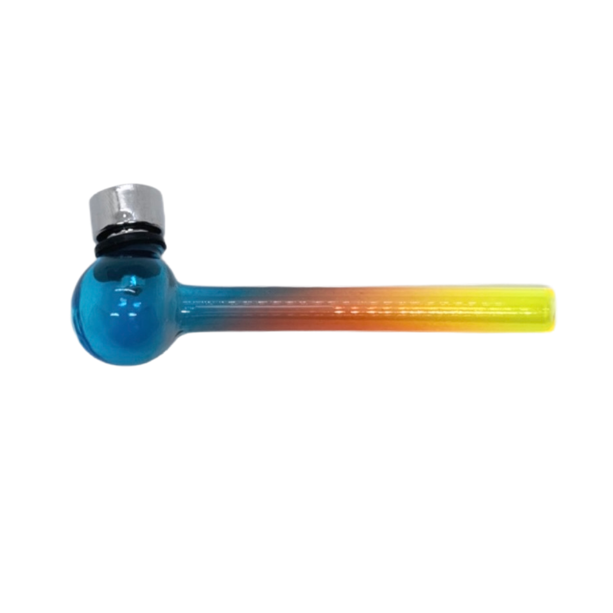 Трубка стекл. Разноцветная шар D2.5/L11 см. PG-106