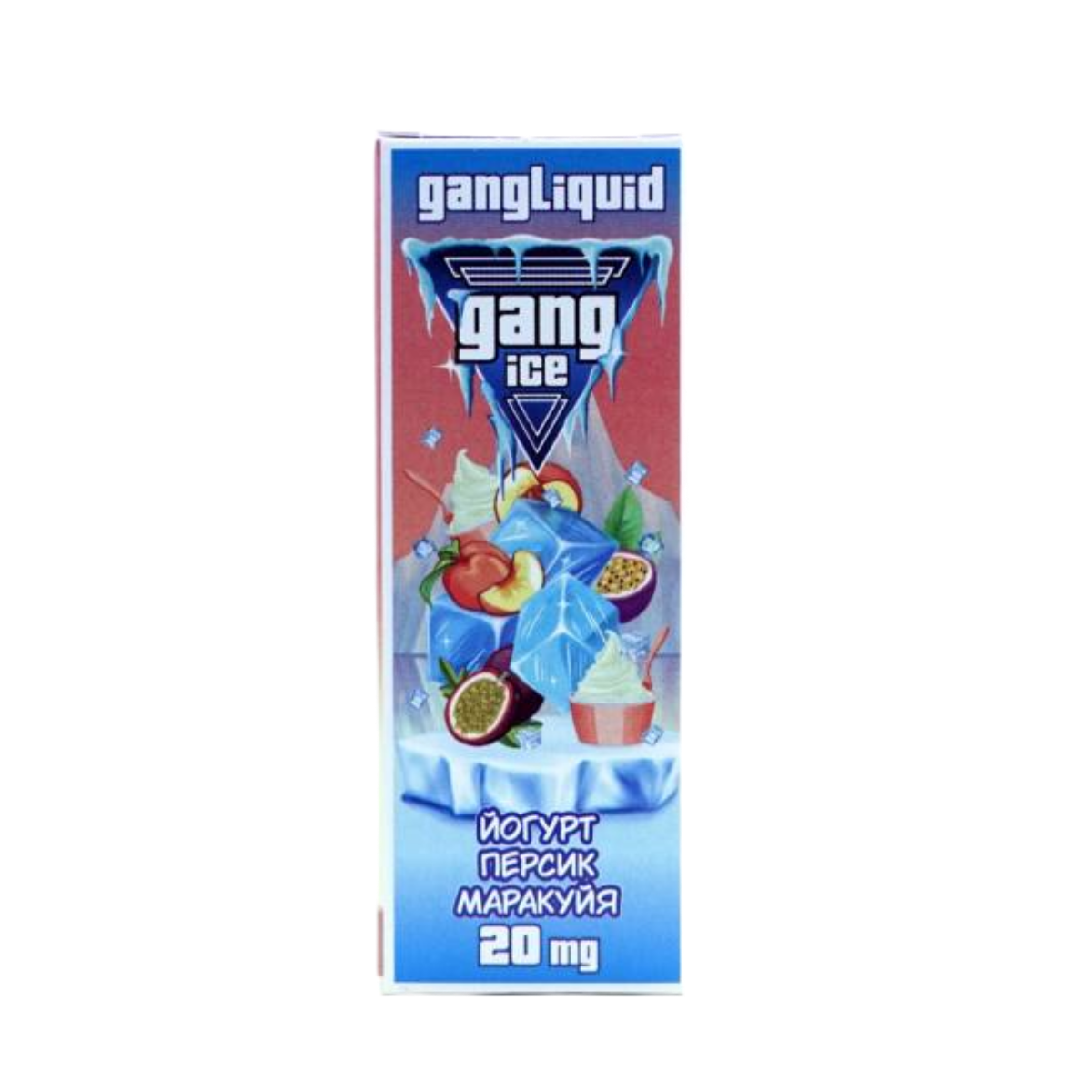 GANG ICE Йогурт персик маракуйя 30мл 2%