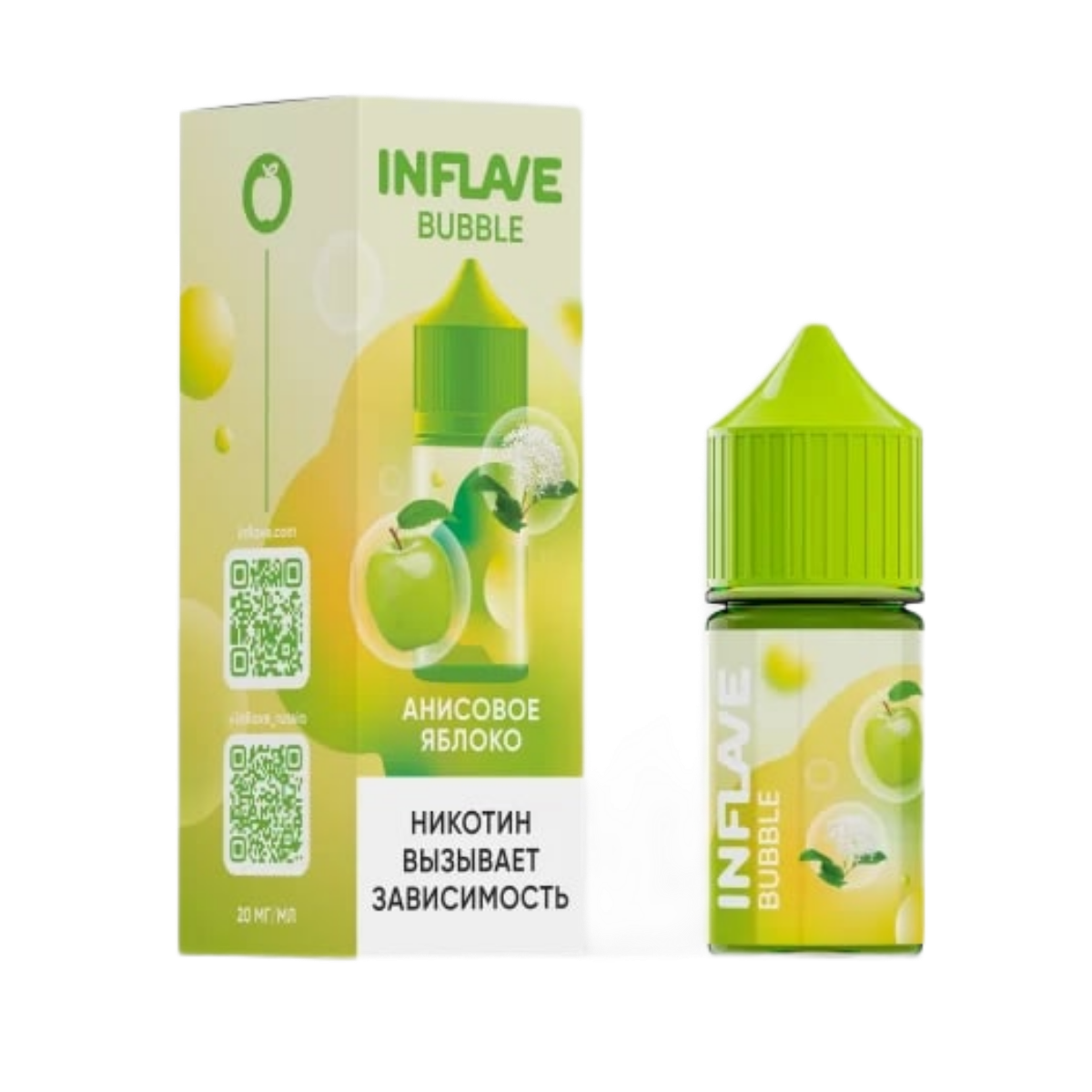 INFLAVE BUBBLE Анисовое яблоко 30мl. 2%
