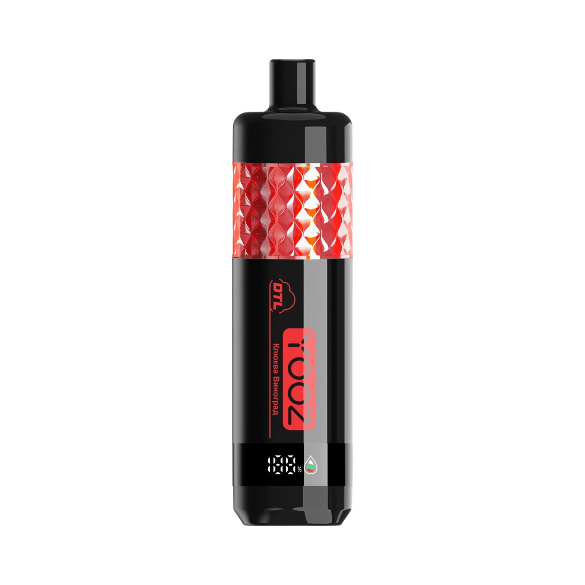 YOOZ SHISHA 14000 Клюква виноград 1%