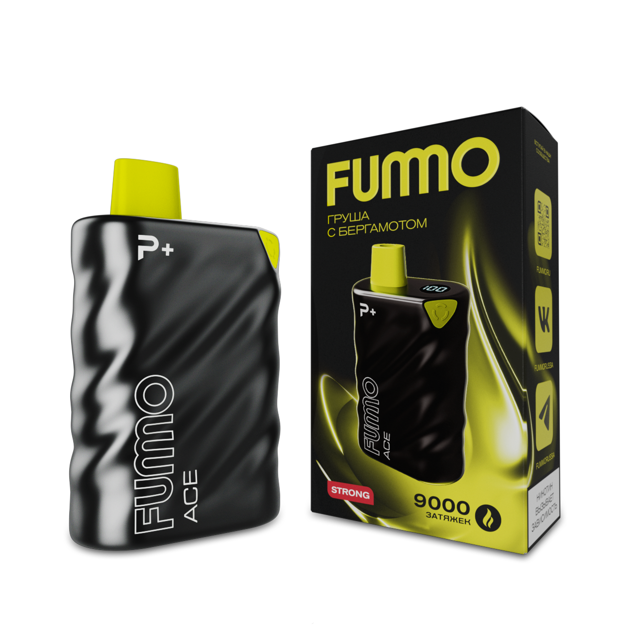 FUMMO ACE 9000 Груша с бергамотом 2%