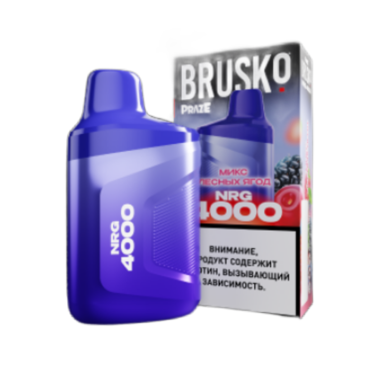 BRUSKO NRG 4000 Микс лесных ягод 2%