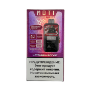 MOTI GO PRO 12000 PREFILLED Клубника йогурт 2%
