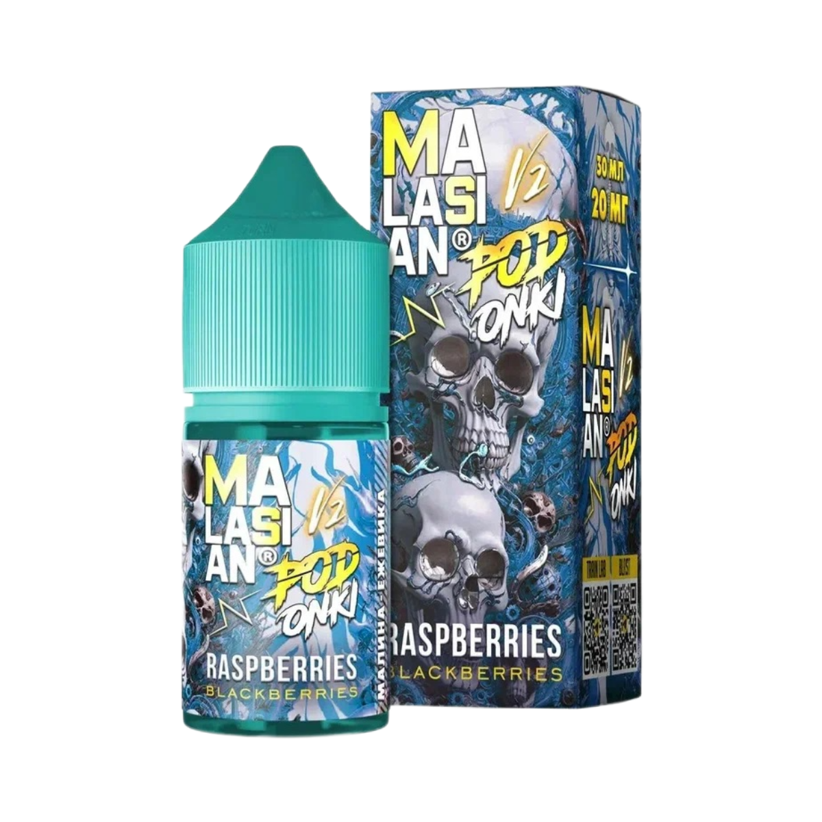 POD ONKI MALASIAN V2 Малина ежевика 30мл.20мг.