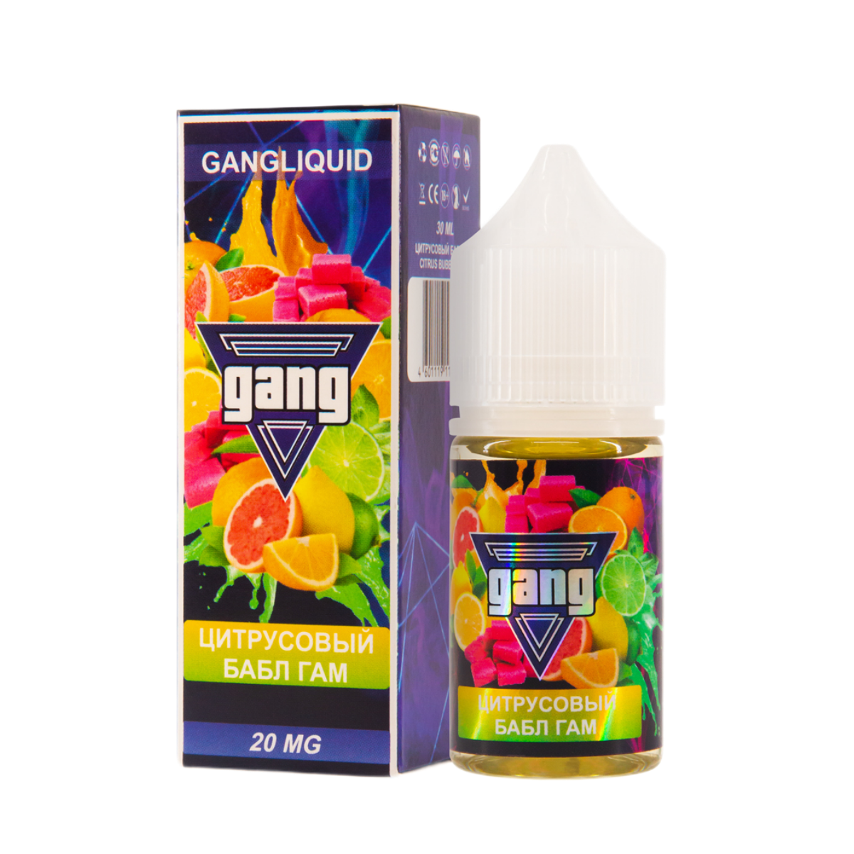 GANG Цитрус жвачка 30мл 2%