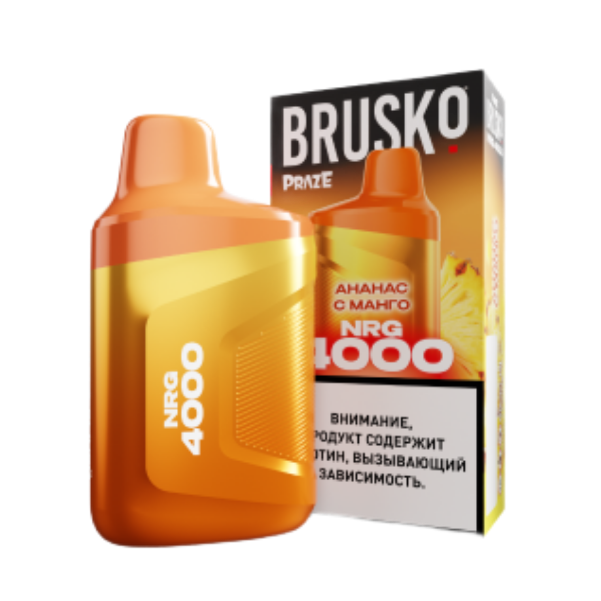 BRUSKO NRG 4000 Ананас с манго 2%