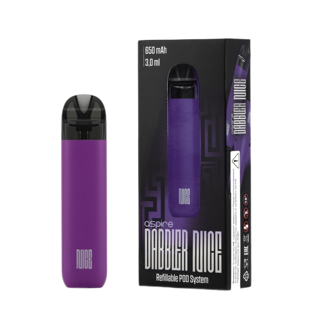 BRUSKO DABBLER NICE 650mAh Фиолетовый