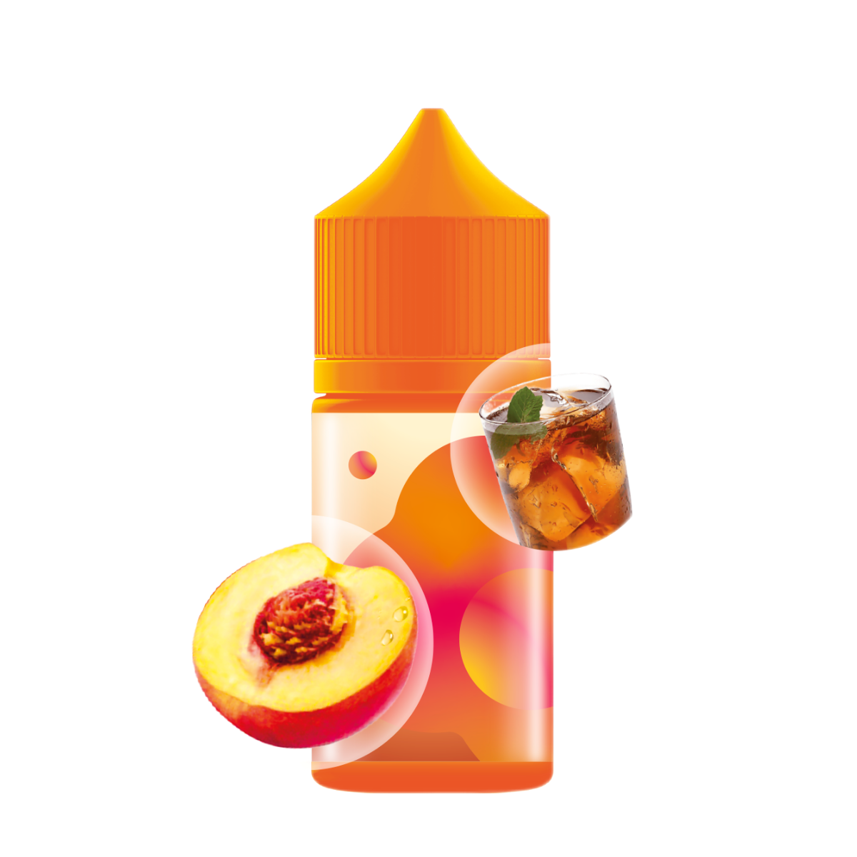 INFLAVE BUBBLE Персиковый чай 30мl. 2%