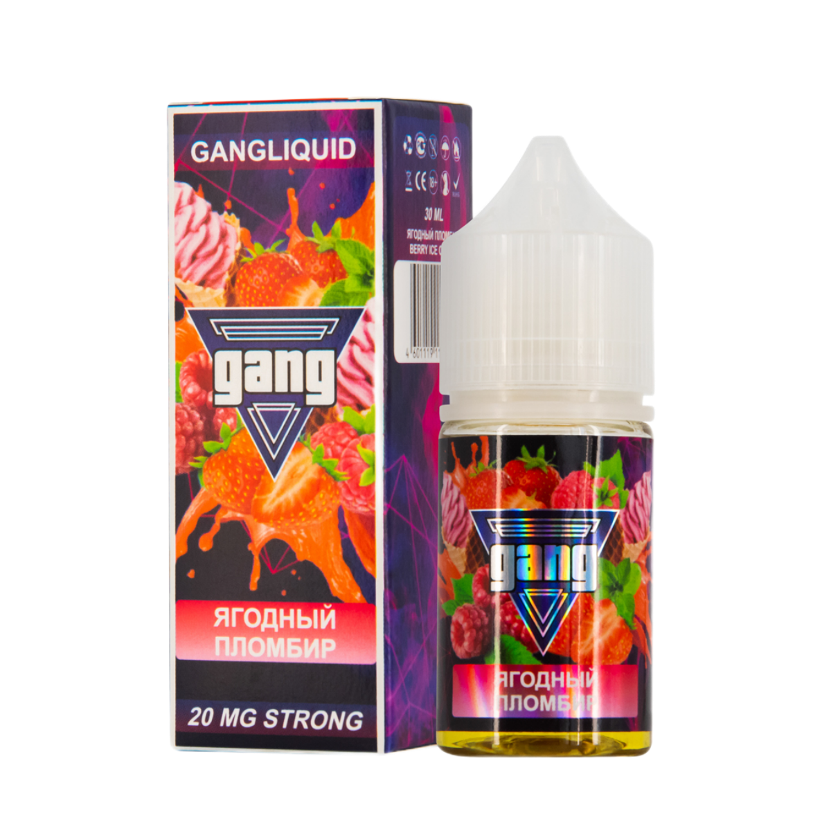 GANG Strong Ягодный пломбир 30мл 4.5%