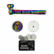 Трубка Блистер TVC с гриндером/ с сеткой Хамелеон L9.5см/D3см