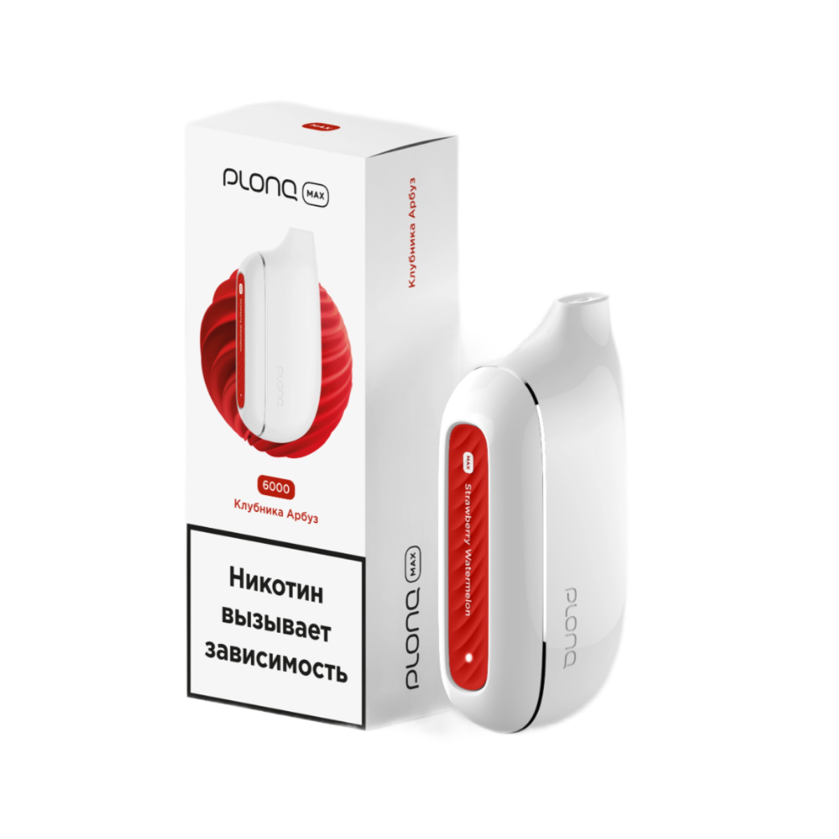 PLONQ MAX 6000 Клубника арбуз 2%