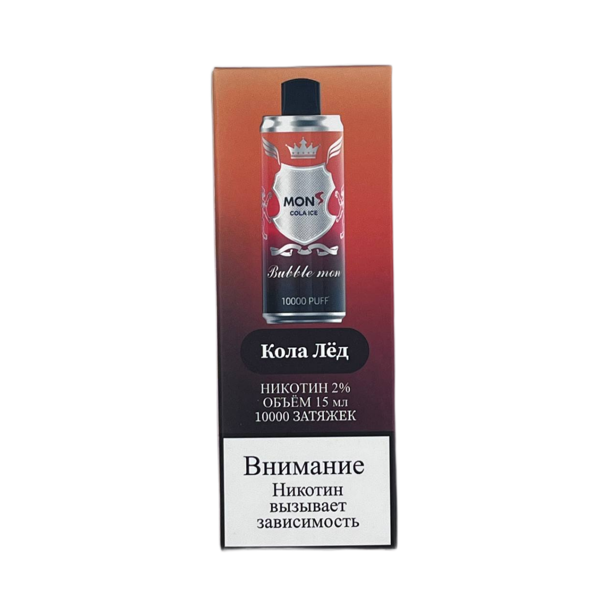 BUBBLE MON 10000 Кола лед 2%