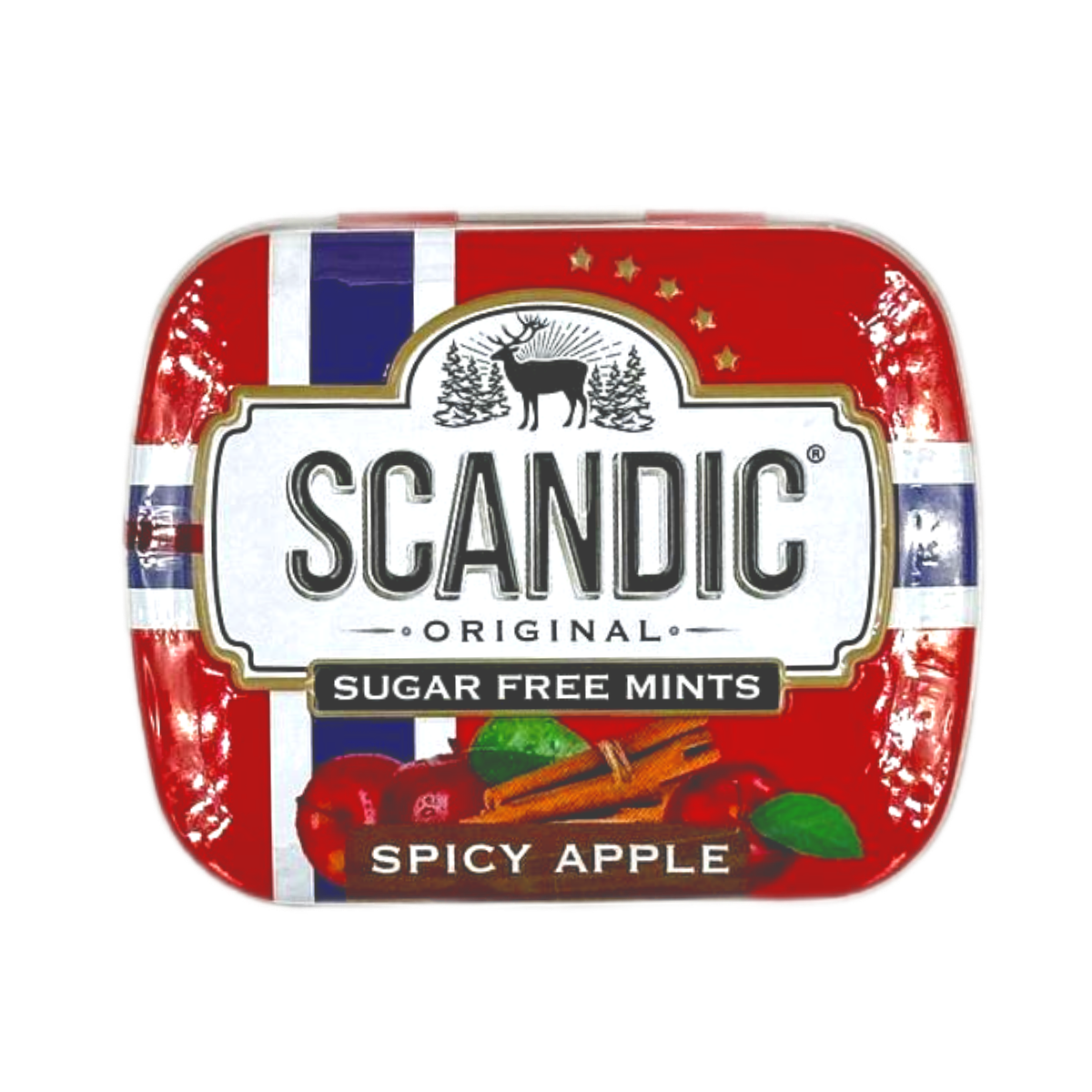 Конфеты SCANDIC Пряное яблоко /Spicy Apple б/сахара 14 гр