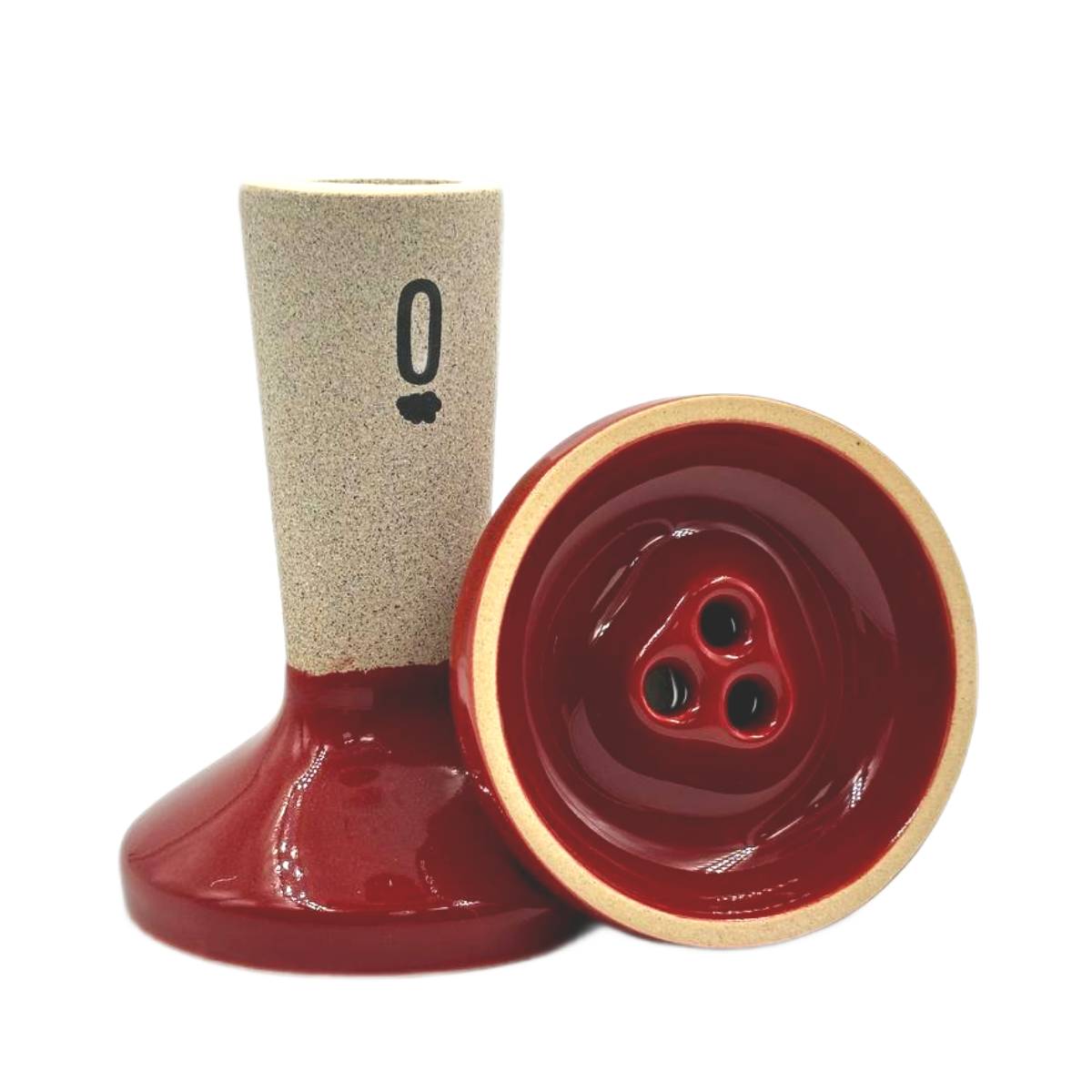 Кальянная чашка керамическая ОБЛАКО TRIO Phunnel красный