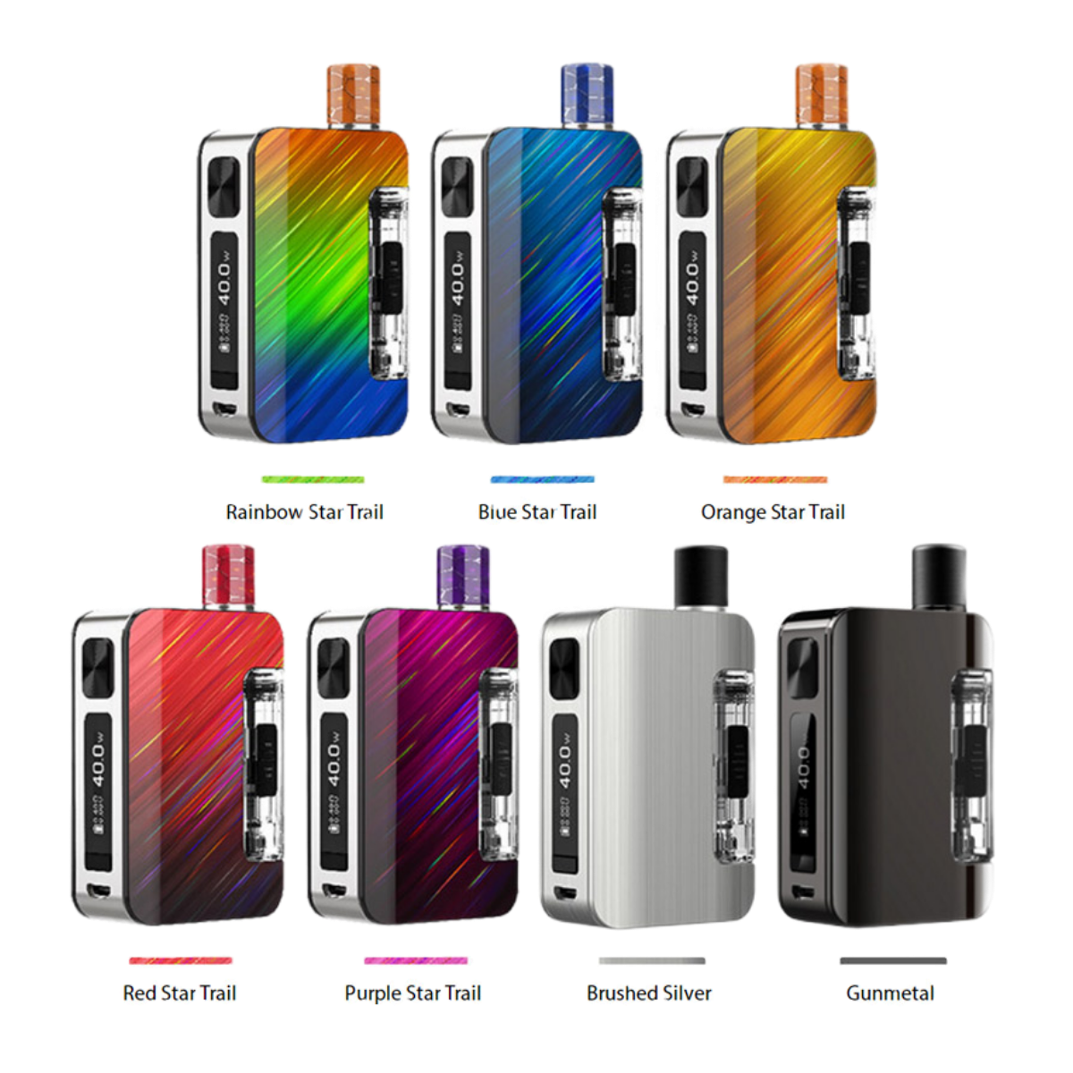 Joyetech Exceed Grip Pro 1000mAh Pod Kit JOYE-047P Purple Star Trail