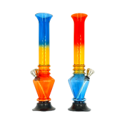 Бонг TVC 20см кувшин длинное горло разноцветные
