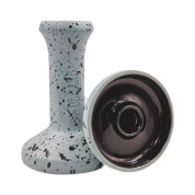 Кальянная чашка керамическая ОБЛАКО MONO Phunnel L голубой с черной