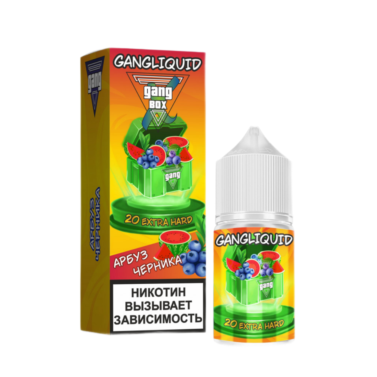 GANG XBOX Арбуз черника 30мл 2% Extra Hard