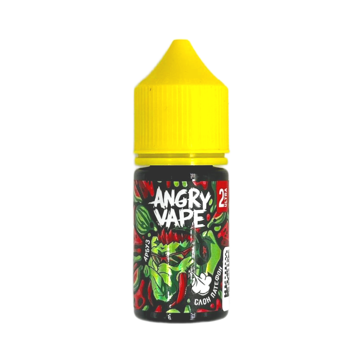 Angry Vape Salt Ultra Слон Патефон (арбуз) 30мл.20мг.