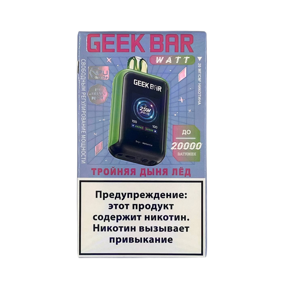 GEEK BAR WATT 20000 Тройная дыня лед 2%