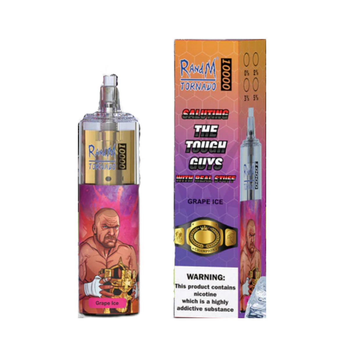 R AND M Tornado 10000 Ледяной виноград 2%