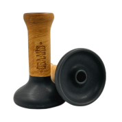 Кальянная чашка керамическая ОБЛАКО GLAZE STD Phunnel M черный матовый