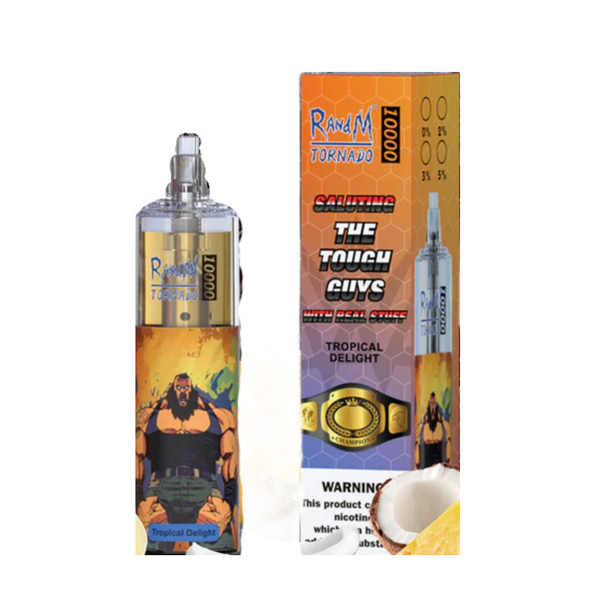 R AND M Tornado 10000 Тропические фрукты 2%