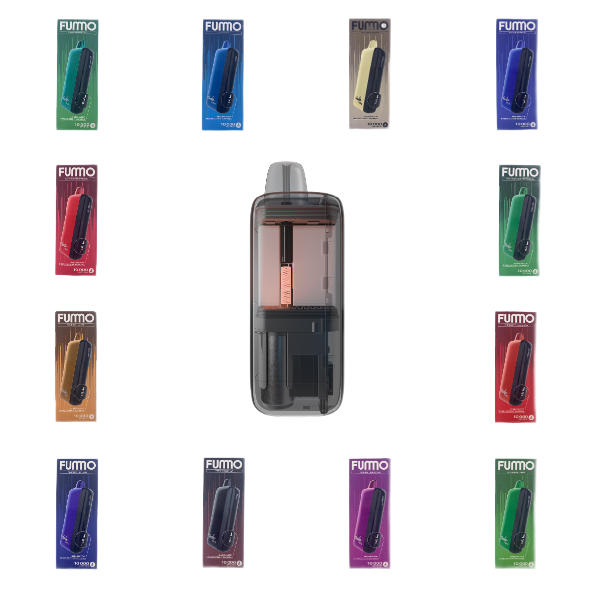 FUMMO INDIC 10000 Strong Малиновый лимонад 2%