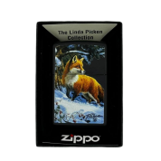 ZIPPO/48596 Linda Picken покр.Black Matte, лат/сталь,чёрн.,