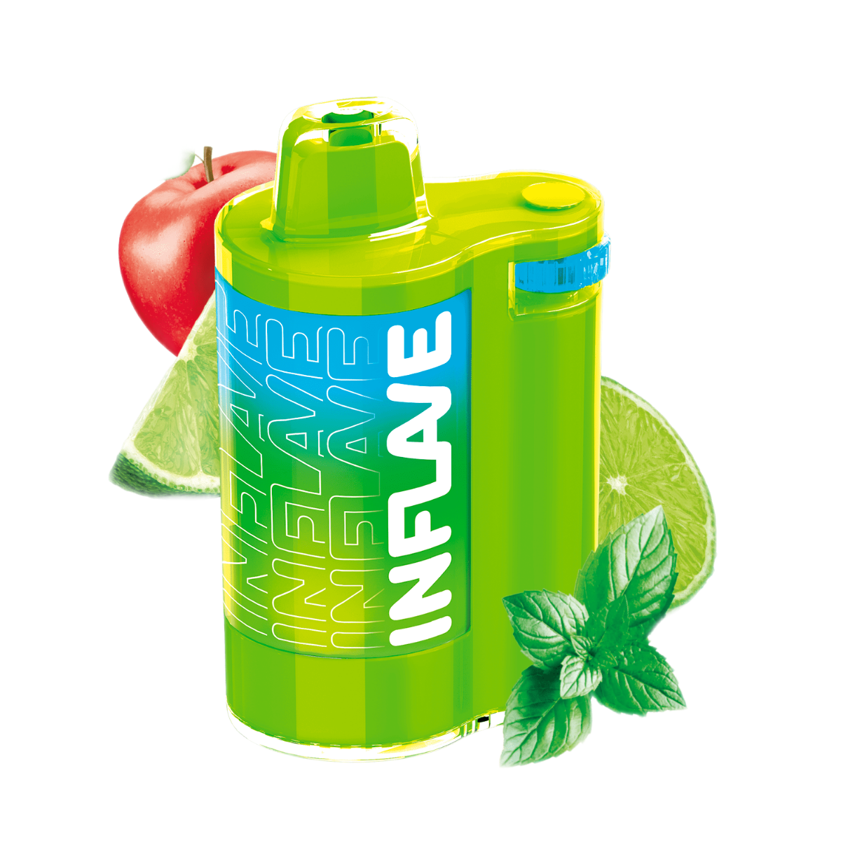 INFLAVE SPIN 8000 Яблоко лайм мята 2%