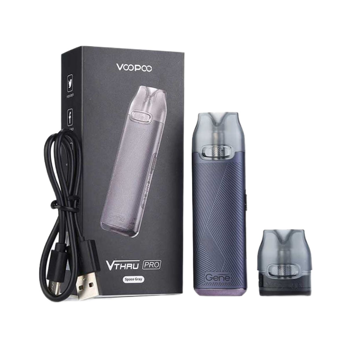 Voopoo V.THRU Pro 900mAh Pod Kit Bargundy Pink (Eternity Edition)