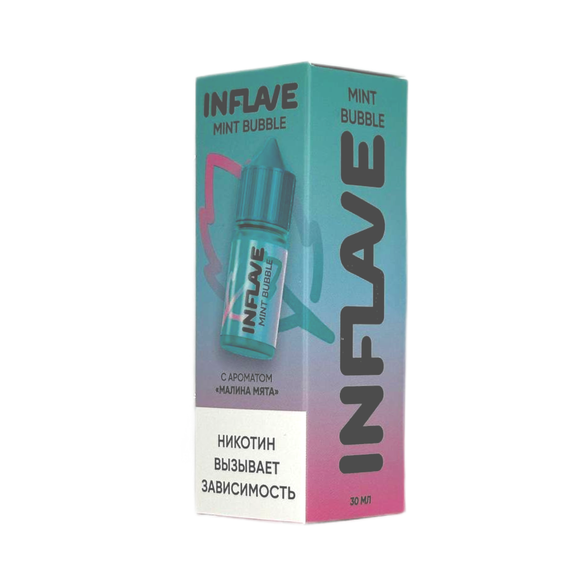 INFLAVE BUBBLE Малина мята 30мl. 2 %