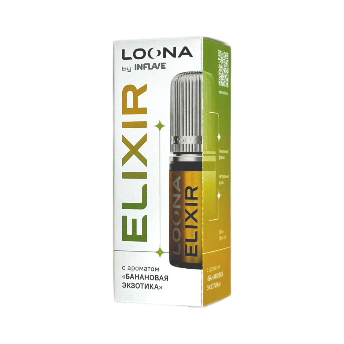 INFLAVE LOONA ELIXIR Банановая экзотика 30мл.20мг.