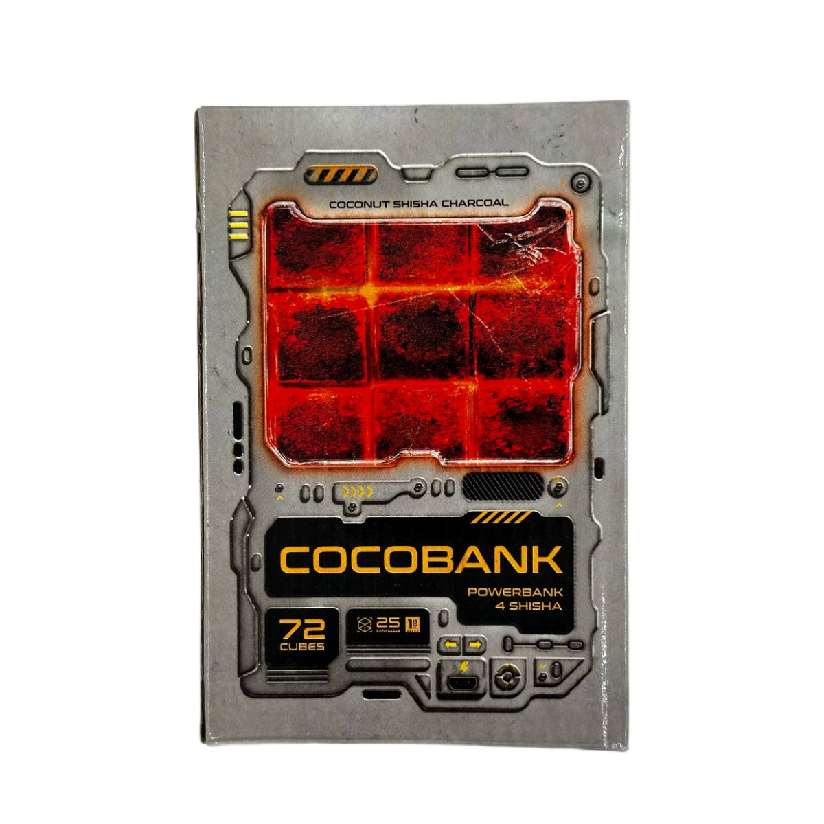 Уголь COCOBANK 1 кг. (72 шт) 25mm