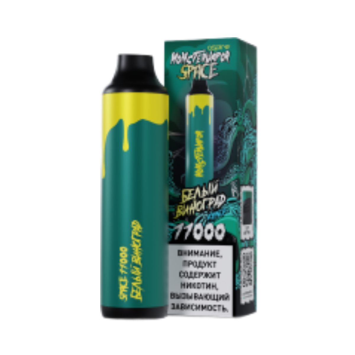 MONSTERVAPOR SPACE 11000 Белый виноград 2%