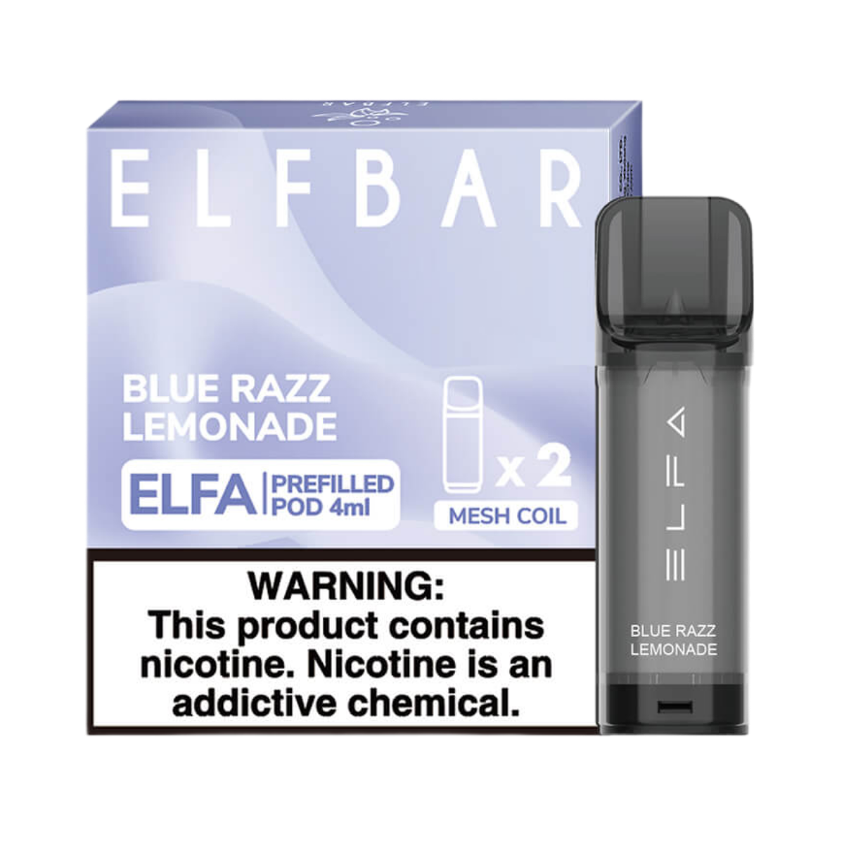 Картридж ELFBAR Лимонад голубика малина 4мл х 2шт