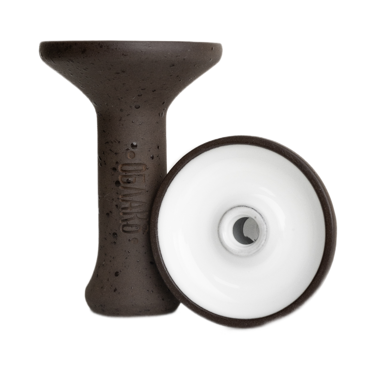 Кальянная чашка керамическая ОБЛАКО MONO Phunnel M черный с белой