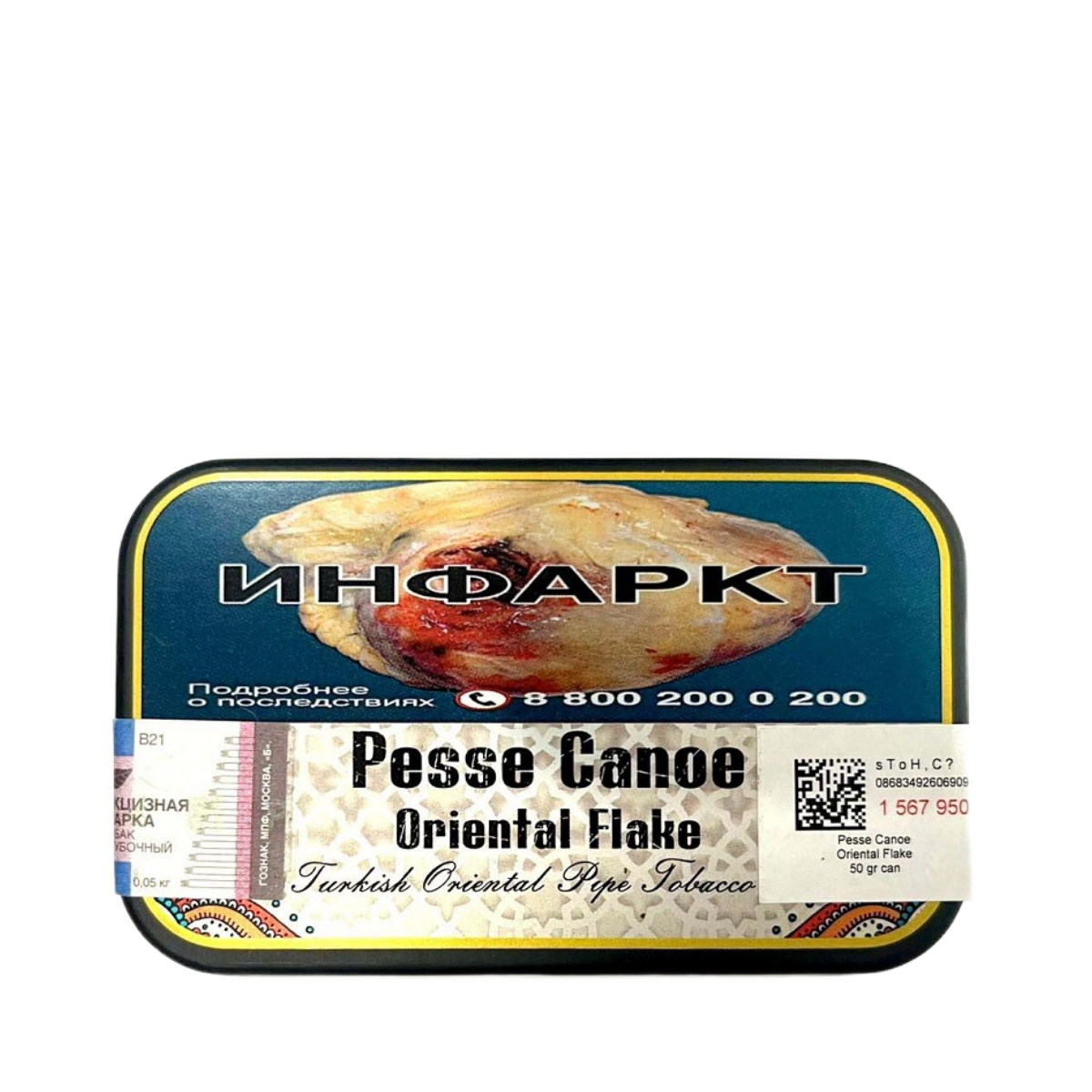Табак труб. PESSE CANOE Oriental Flake 50 гр.