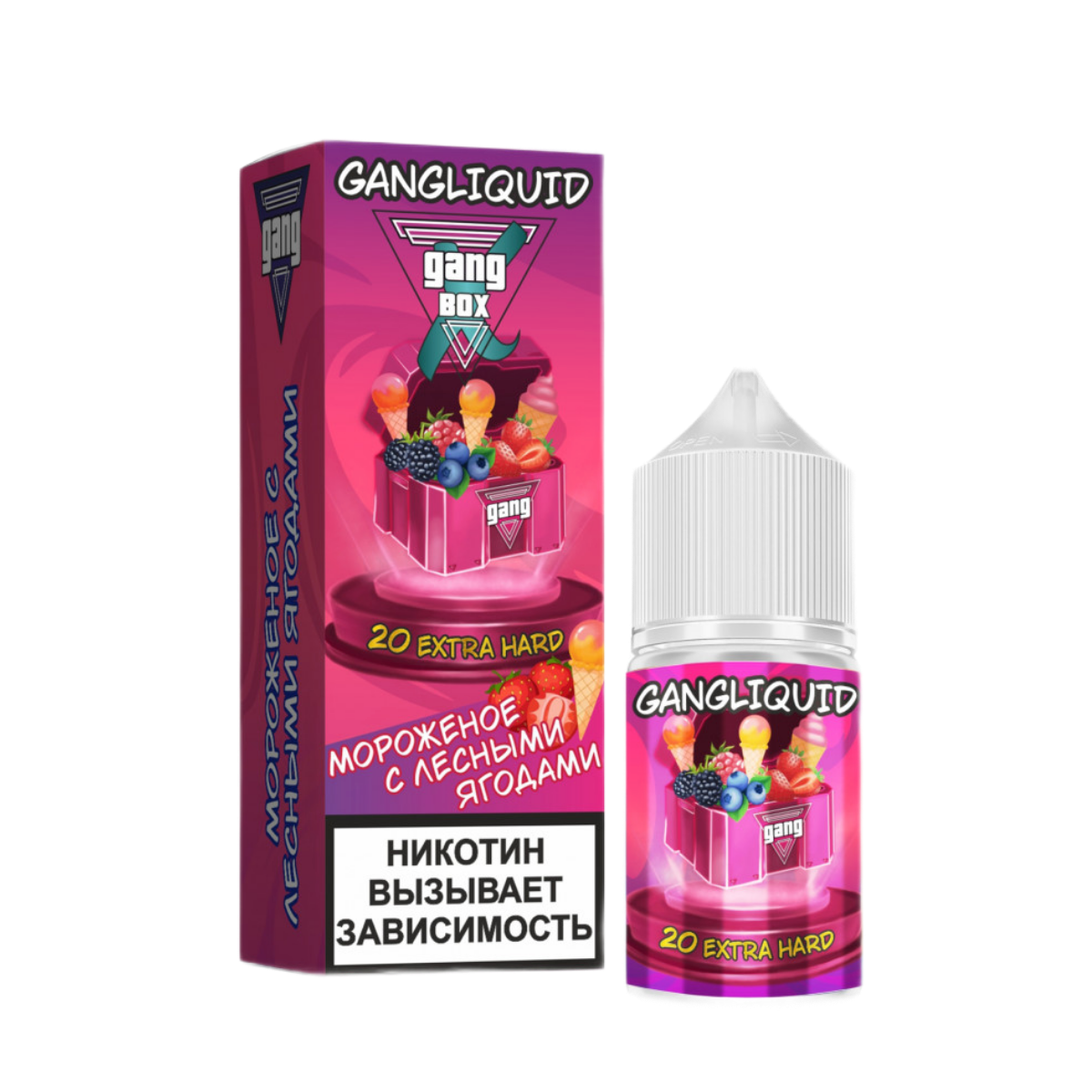 GANG XBOX Мороженое с лесными ягодами 30мл 2%
