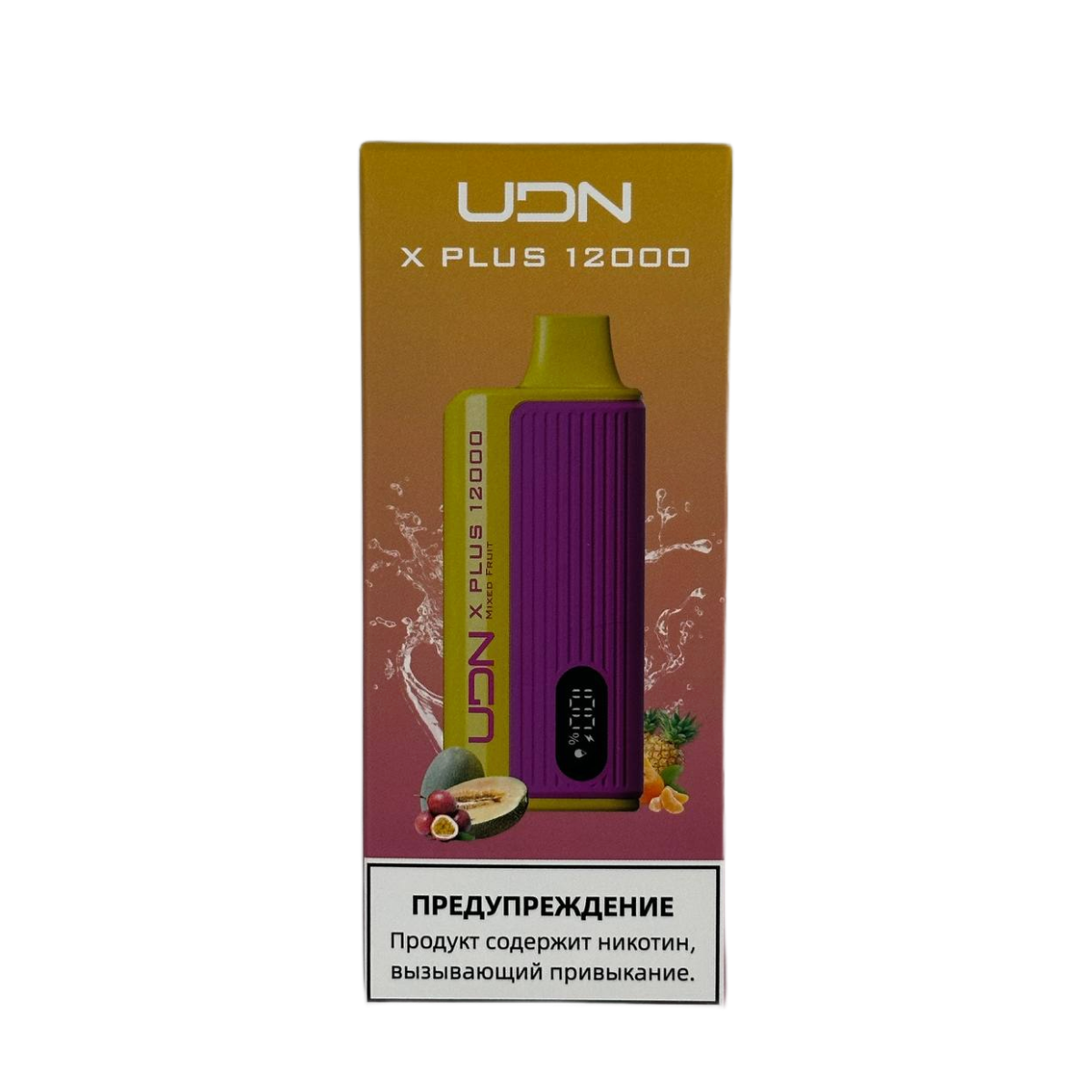 UDN BAR X PLUS 12000 Микс фруктов 2%