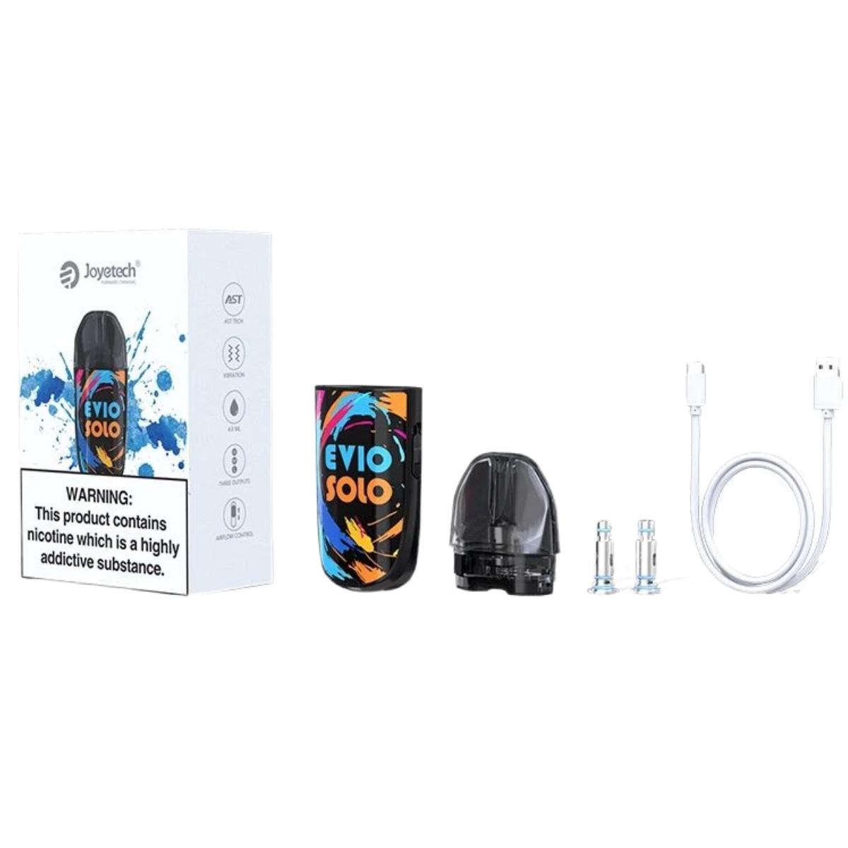 Joyetech EVIO SOLO 1000mAh Kit  Brush JOYE-079B